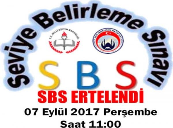 SBS ERTELENDİ